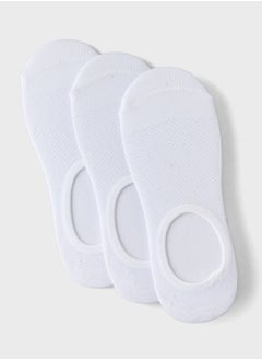 Buy 3 Pack Essential Noshow Socks in UAE