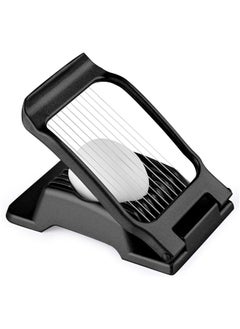 Buy Egg Slicer, Egg Slicer for Hard Boiled Eggs, Stainless Steel Wire Egg Slicer, Heavy Duty Aluminium Egg Cutter Dishwasher Safe for Egg Strawberry Soft Fruit, Black in Saudi Arabia