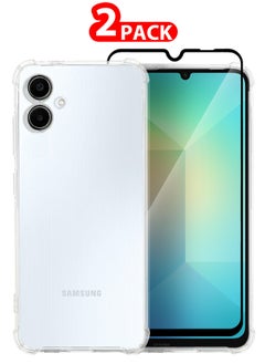 Buy 2-Pack TPU Case and Screen Protector for Samsung Galaxy A06 5G Clear Color in UAE