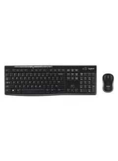 Buy MK270 Wireless Keyboard And Mouse Black in UAE