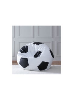 اشتري Football Bean Bag Black/White 80x60cm في الامارات