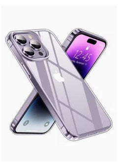 Buy Iphone 14 Pro Max clear case Anti Yellowing Anti Drop Anti-scratch Comfortable hold Shock Absorbing (Iphone 14 Pro Max) in Saudi Arabia