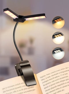 Buy Book Light,LOOPITYS Reading Book Clip Light, 9 Modes, LED Clip Reading Light, Eye-Care USB Rechargeable Reading Lamp for Kids, Flexible Clip-on Book Light for Reading in Bed，desk lamp in UAE