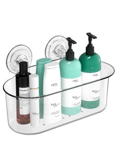 Buy Shower Caddy Suction Cup Shower Shelf Suction Shower Shelf, One-Second Installation NO-Drilling, Waterproof Organizer, Removable Shower Shelf for Bathroom in Saudi Arabia