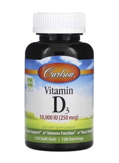 Buy Vitamin D3 250 mcg 120 Soft Gels in Saudi Arabia