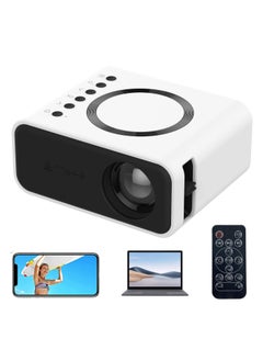 Buy Portable Mini Projector with WIFI, Remote Controller and Built-in Speaker, HD Outdoor Projector Compatible with Phone/iOS/Android/Tablet/Laptop/TV Stick/HDMI in Saudi Arabia