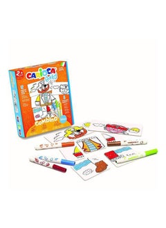 اشتري Color Coloring Puzzle And Markers 8 Pcs Multicolour في مصر