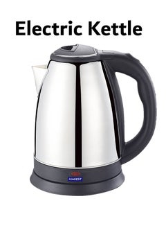 اشتري 1500 Watt Electric Kettle with 1.8 Litres Capacity Macest MC-63218 - Silver & Black في الامارات