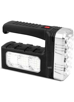 اشتري Solar Flashlight With Usb Cable,Rechargeable 8 Led Handheld With Sidelight في مصر