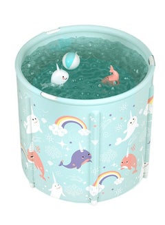 اشتري Baby Inflatable Bathtub, Portable Infant Toddler Bathing Tub في الامارات