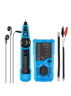 Buy Network Cable Tester, RJ11 RJ45 Line Finder, Wire Tracker Multifunction with Probe, Cable Sequence Calibration, Ethernet LAN Network Cat5 Cat6 Cable Maintenance Collation, Telephone Line Test in UAE