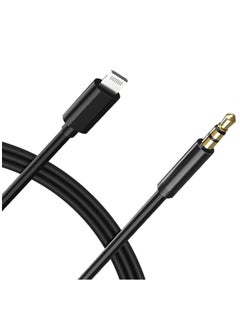 اشتري [Apple MFi Certified] iPhone Aux Cord for Car, Lightning to 3.5mm Audio Stereo Cable Compatible with iPhone 13/12/11/XS/XR 8 7 for Speaker/Car Stereo/Headphone في الامارات