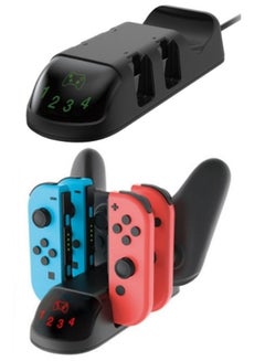 Buy Charging Dock 5 In 1 For Nintendo Switch Compatible With Nintendo Switch Joycon Controller Safe With Type-c USB Cable Console Charger in Saudi Arabia