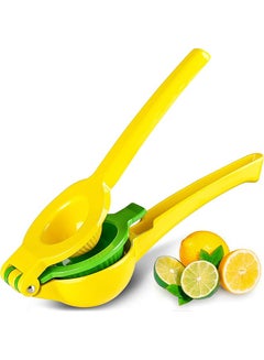 Buy Metal 2 in 1 Lemon Lime Squeezer, Hand Juicer Lemon Squeezer, Max Extraction Manual Citrus Juicer in Saudi Arabia