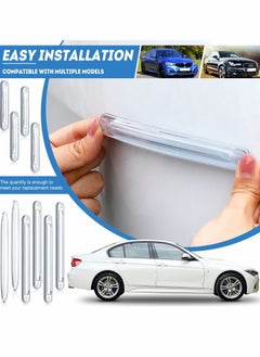 Buy Transparent Silicone Invisible Anti-collision Strips, Anti-collision Stickers for Car Doors, Thickened Mirrors, Anti-scratch and Anti-collision Protective Stickers for Car Doors, Drawers, Etc. (4) in UAE