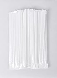 اشتري Transparent Normal Plastic Covered Straws - 40 Pieces في مصر