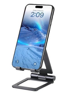 Buy Desktop Stand Mobile Holder, Folding, Metal in UAE