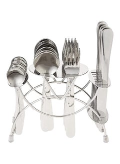 اشتري FNS Glaze (M) Cutlery Set 24Pcs Mirror Finish في الامارات