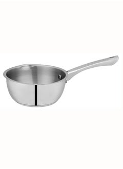 Buy SONEX Majestic Stainless Steel Milk & Sauce Pan, 19 cm (1.8 Ltr) – Sandwich Bottom, Cool Handle, Ideal for Heating Milk, Sauces, Soups, and More, Durable Construction, Easy Pour Spout in UAE