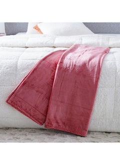 اشتري Micro Flannel Blankets Double 220X240Cm Pink في الامارات