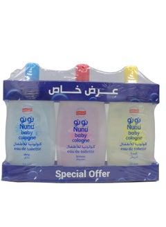 Buy Nunu Children's Cologne Perfume 300 ml Special Offer 3 in 1 in Saudi Arabia