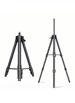 اشتري Laser level tripod,tripod lightweight adjustable stand line lasers camera, with handle and bubble level, with 5/8"-11 male thread and 1/4"-11 screw adapter, carrying Bag Included في السعودية