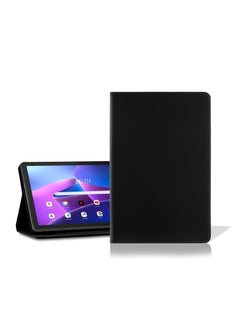 Buy Front And Back Leather With Inner Silicone Cover For Huawei MatePad SE (10.4 Inch) - Black in Egypt