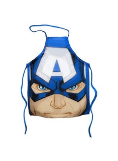 Buy Captain America Cooking Apron | Marvel Shielded Avenger On A Kitchen Apron | Perfect For Bbq & More | 100% Cotton in Saudi Arabia