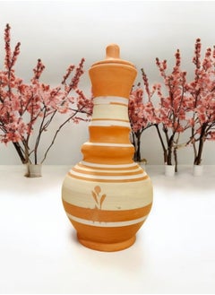 Buy Water jug ​​30cm high and 14cm wide with lid for drinking and decoration in Egypt