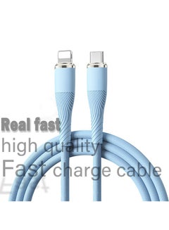 اشتري High Quality Real Fast Charging Data Cable TYPE-C TO Lightning 1.5M في السعودية