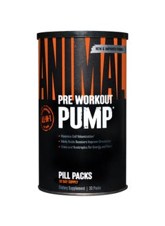 Buy Animal Pump Pre-Workout Energy Supplement - 30 Count in Saudi Arabia