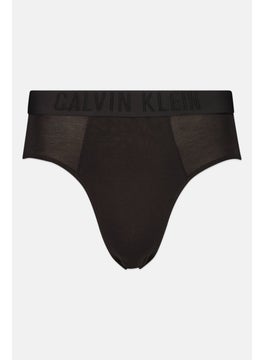 Buy Men Brand Logo Brief, Black in Saudi Arabia