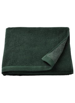 Buy Bath Towel Dark Green And Mélange 70X140 Cm in Saudi Arabia