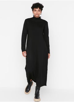 اشتري Black Turtleneck Knitwear Dress TCTAW23EB00001 في مصر