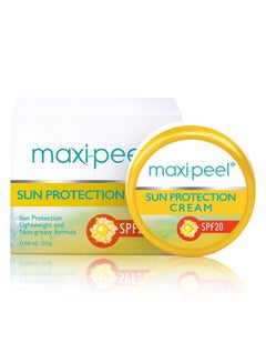 Buy Sun Protection Cream With SPF 20 Lightweight and Non-greasy Formula - 25g in UAE