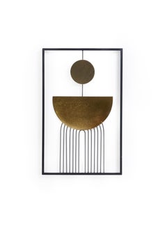 Buy ArtGeo Metal Wall Decor 38x1x60cm - Gold in UAE