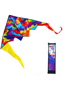 Buy Single Line Big Beautiful Kite Outdoor Flying 1.6 m 1 String Line with Handle Winder Storage Bag Pack and Go Kite Toys Sport Easy to Fly for Kids Adults in UAE