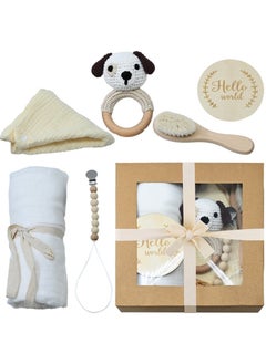 اشتري Baby Gift Set for Newborn New Baby - 6 PCS Newborn Baby Essentials في السعودية