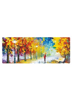 اشتري 400x900x1.5mm Unlocked Am002 Large Oil Painting Desk Rubber Mouse Pad(Autumn Leaves) في السعودية