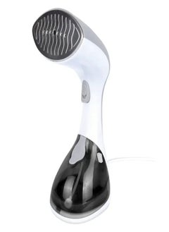 Buy 1300W Hand Held Steamer, Both Vertical And Horizontal Steam With Pump, 800 Grams Light Weight & Portable 360° Long Swivel Power Cord, 7 Steaming Holes, Powerful Steam and Power Saver -Black/Silver in UAE