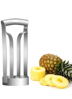 Buy Pineapple Corer, Stainless Steel Pineapple Corer, Reinforced, Thicker Bladepeeler Premium Pineapple Cutter Corer Fruit Slicer, Super Fast Pineapple Corer, Easy Kitchen Tool in UAE