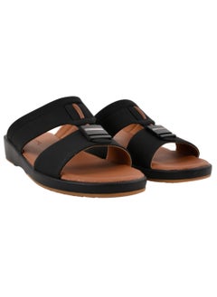 Buy Mens Arabic Sandals Black in UAE