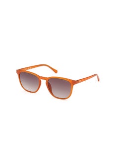 Buy Men's UV Protection Round Shape Sunglasses - GU0006142F53 - Lens Size: 53 Mm - Shiny Dark Orange in UAE