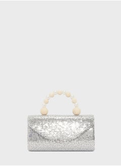 Buy Pearl Handle Sequin Bag in UAE