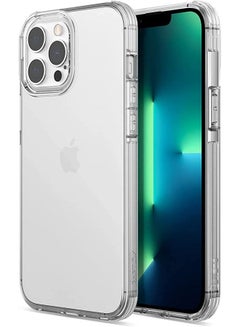 Buy Raptic Clear Case Compatible with iPhone 13 Pro Max Case, Anti-Yellow Slim Cover, Shock Absorbing Rubber, Scratch Resistant Protective Case, Fits iPhone 13 Pro Max, Clear in Egypt