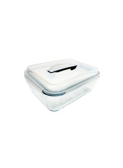 اشتري Rectangle Glass Bakeware Box With Lid في الامارات