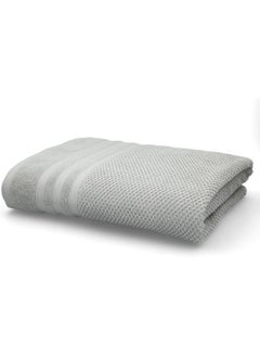 اشتري Soft Highly Absorbent and Quick Drying Bath Towel Mirage Grey 70 x 140cm في السعودية