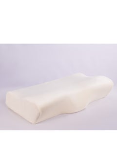 Buy Medical bed pillow from German memory, neck pillow for orthopedic support and better sleep at home and in the bedroom, white in Egypt