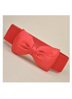 Buy Everything Chiffon Bow Waist Seal Adornment Belt Lady 65-90cm Red in UAE