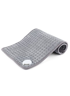 اشتري Electric Heating Pad for Abdomen Waist Back Pain Relief Washable 10-Gears Heated Physiotherapy Electric Blanket في الامارات